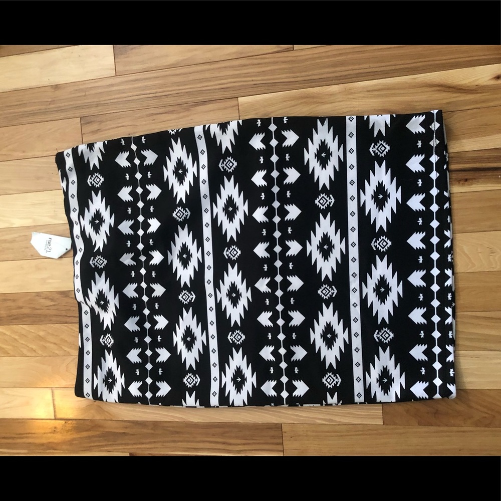 Pencil Aztec skirt